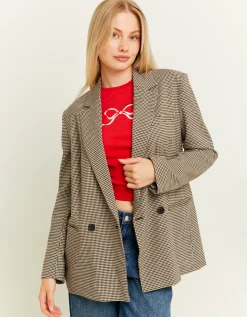 Giacca Blazer Doppiopetto a Quadri^Tally Weijl Online