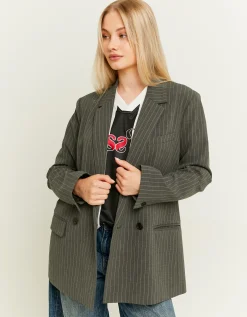 Giacca Blazer Doppiopetto a Righe^Tally Weijl Shop