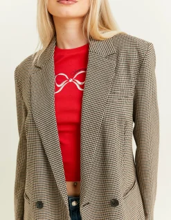 Giacca Blazer Doppiopetto a Quadri^Tally Weijl Online