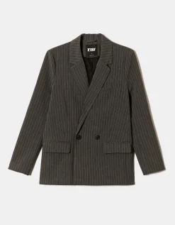 Giacca Blazer Doppiopetto a Righe^Tally Weijl Shop