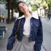 Giacca di Jeans con Colletto in Finta Pelliccia^Tally Weijl New