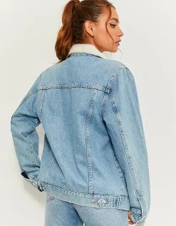 Giacca in Denim con Pelliccia Teddy^Tally Weijl Shop