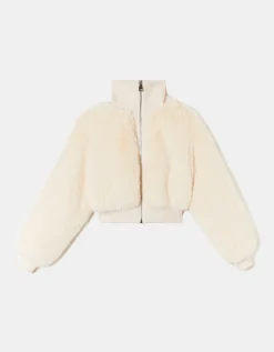 Giacca in Pelliccia Sintetica con Chiusura Zip^Tally Weijl Online