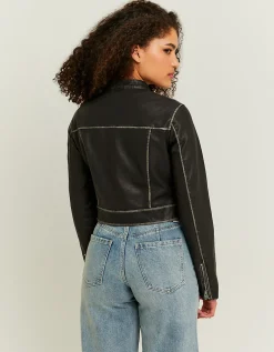 Giacca in Similpelle Nera^Tally Weijl Cheap