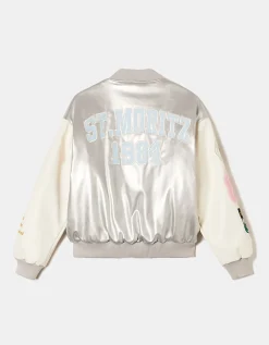 Giacca Varsity Argento In Similpelle^Tally Weijl Flash Sale