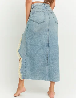 Gonna di Jeans a Vita Alta con Strappi^Tally Weijl Sale