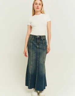 Gonna di Jeans Lunga Lavaggio Scuro^Tally Weijl Sale