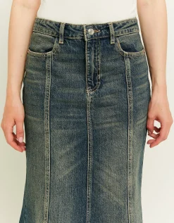 Gonna di Jeans Lunga Lavaggio Scuro^Tally Weijl Sale
