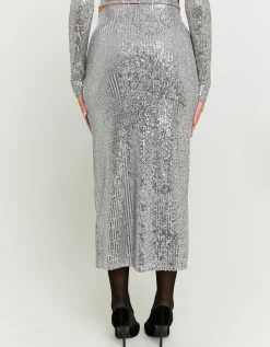 Gonna Lunga di Paillettes con Spacco^Tally Weijl Outlet
