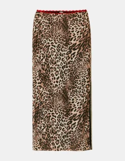 Gonna Lunga Fit Sirena con Stampa Leo^Tally Weijl Online