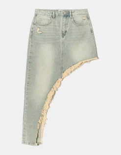 Gonna Midi di Jeans con Orlo Irregolare^Tally Weijl Store