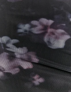 Gonna Midi in Mesh Nera a Fiori^Tally Weijl Cheap