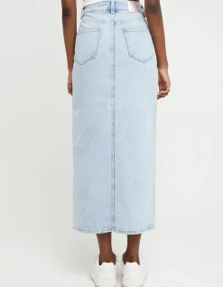 Gonna Midi Vita Alta di Jeans con Strass^Tally Weijl Discount
