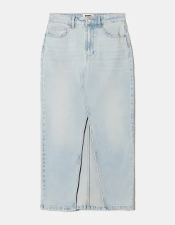 Gonna Midi Vita Alta di Jeans con Spacco^Tally Weijl Store