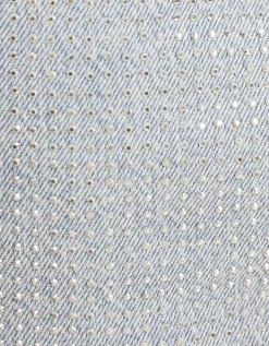 Gonna Midi Vita Alta di Jeans con Strass^Tally Weijl Discount