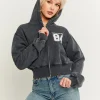 Hoodie Corta Fantasia Effetto Acid Wash^Tally Weijl Discount
