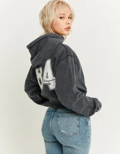 Hoodie Corta Fantasia Effetto Acid Wash^Tally Weijl Discount