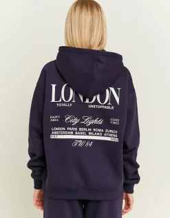 Hoodie Oversize con Stampa Collegiale^Tally Weijl Hot