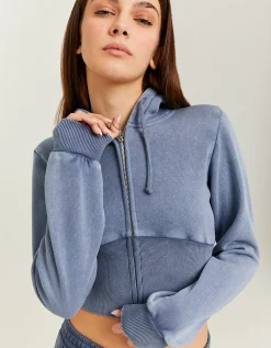 Hoodie Stile Corsetto Effetto Acid Wash^Tally Weijl Best Sale