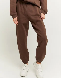 Joggers Morbidi a Vita Alta Marroni^Tally Weijl Shop