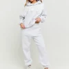 Joggers Morbidi Grigi con Ricamo in Lurex^Tally Weijl Sale