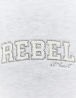 Joggers Morbidi Grigi con Ricamo in Lurex^Tally Weijl Sale
