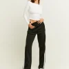 Joggers Straight Leg Neri a Vita Elastica^Tally Weijl Fashion