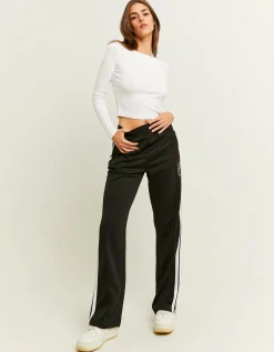 Joggers Straight Leg Neri a Vita Elastica^Tally Weijl Fashion