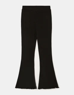 Leggings A Zampa A Vita Alta Neri^Tally Weijl Cheap