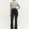 Leggings a Zampa con Ruffles Neri^Tally Weijl Cheap