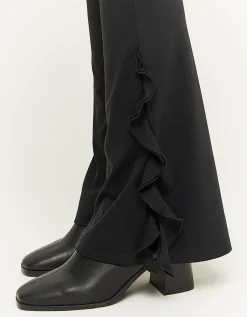 Leggings a Zampa con Ruffles Neri^Tally Weijl Cheap