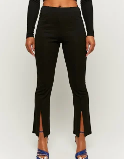 Leggings A Zampa con Spacco Frontale Neri^Tally Weijl Sale