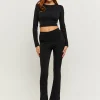 Leggings a Zampa in Lurex Neri^Tally Weijl Clearance