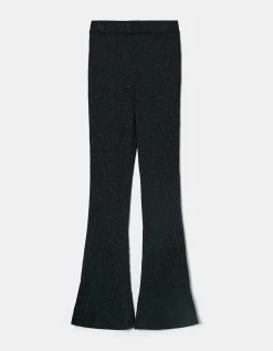Leggings a Zampa in Lurex Neri^Tally Weijl Clearance