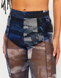 Leggings A Zampa In Mesh^Tally Weijl Sale
