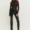 Leggings a Zampa in Similpelle Neri^Tally Weijl New