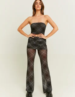 Leggings Bootcut a Quadri con Gonna^Tally Weijl Clearance