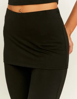 Leggings Neri con Ampio Risvolto^Tally Weijl Online