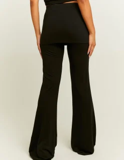 Leggings Neri con Ampio Risvolto^Tally Weijl Online