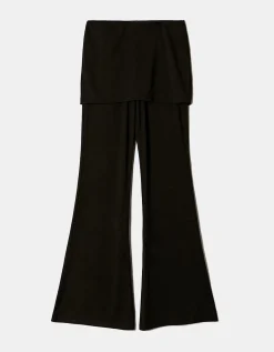 Leggings Neri con Ampio Risvolto^Tally Weijl Online