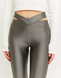 Leggings Skinny Grigi Effetto Lucido^Tally Weijl Cheap