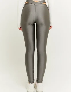 Leggings Skinny Grigi Effetto Lucido^Tally Weijl Cheap