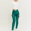 Leggings Skinny Verdi Effetto Lucido^Tally Weijl Discount