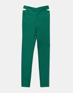Leggings Skinny Verdi Effetto Lucido^Tally Weijl Discount