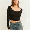 Maglietta Basica Maniche Lunghe Nera^Tally Weijl Online