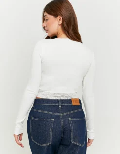 Maglietta con Dettaglio in Pizzo^Tally Weijl Cheap