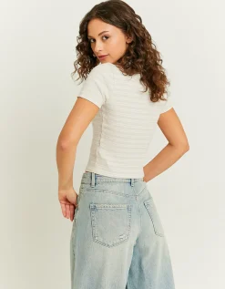 Maglietta Corta a Righe^Tally Weijl Sale