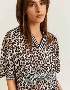 Maglietta da Calcio con stampa leopardata^Tally Weijl Discount
