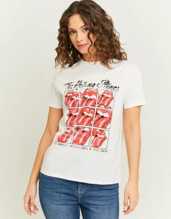 Maglietta Larga con Stampa Rolling Stones^Tally Weijl Best