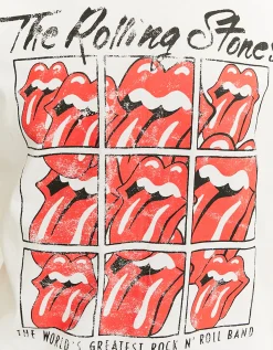 Maglietta Larga con Stampa Rolling Stones^Tally Weijl Best